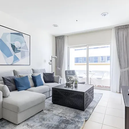 High Floor Elegance,Prime Location-Close To Tram Dubai Exterior foto